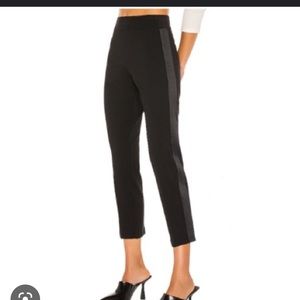 Spanx Perfect Pant Satin Tuxedo Stripe
